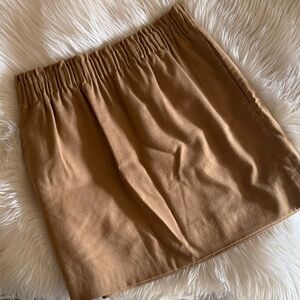 J. Crew Tan Mini Sidewalk Skirt 6